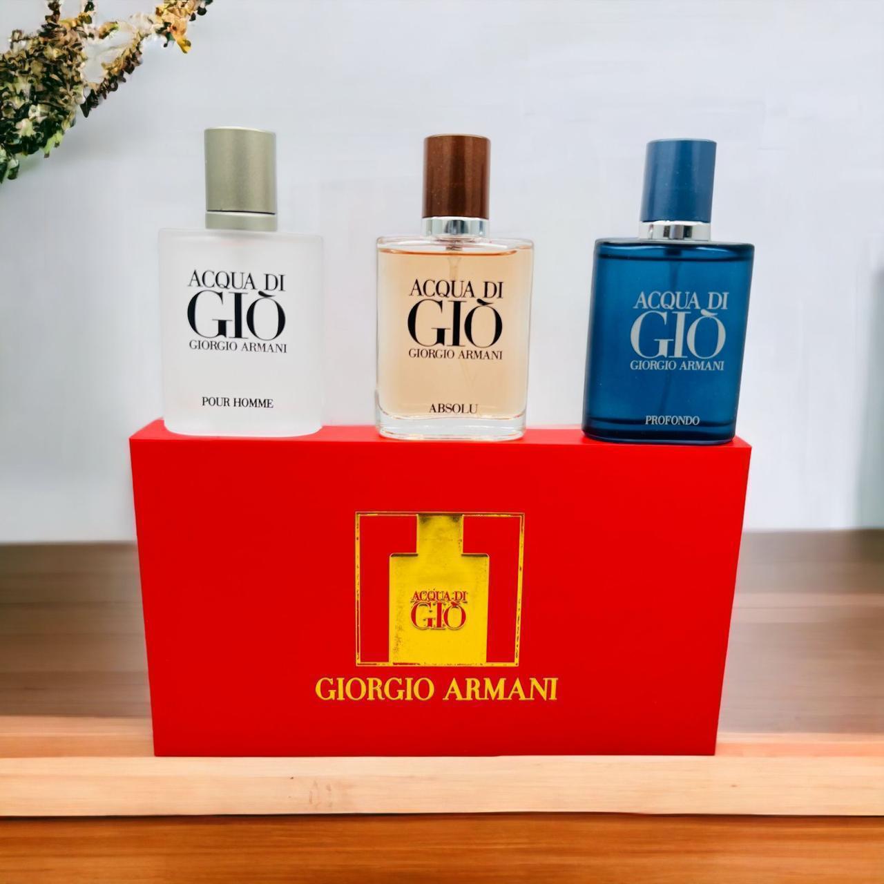 AQUA DII GIIO PERFUME SET 3 - 30ML (laplageperfume)